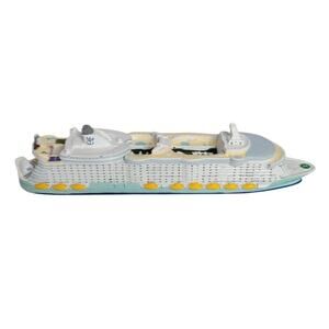 Royal Caribbean ALLURE Seas MINIATURE 6" Cruise Ship Boat Model Cake topper NEW